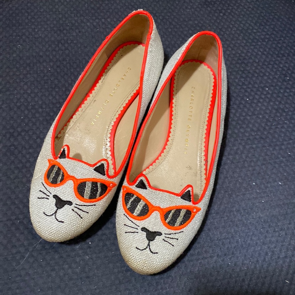 Charlotte Olympia cat flats
